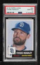 2018 Topps Living Set Online Exclusive /6752 Chase Headley PSA 10 GEM MT 0ai2