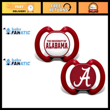 NCAA Baby Pacifiers - College Team Themed Soothing Pacifiers for Infants