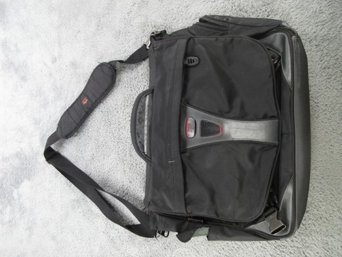 Tumi T-Tech Black 17" Laptop Bag Nylon Messenger Shoulder Strap Men Travel Work
