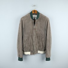 KIRED BY KITON Mens Suede Leather Jacket Size 54