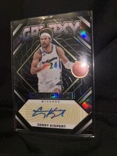 2022 Panini Obsidian Corey Kispert Galaxy Ink E /10 Auto Wizards