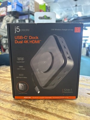 j5 create USB Type-C Dual 4K HDMI Dock (HPB027195)