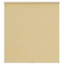 LazBlinds Cordless Cellular Honeycomb Shades Blackout Yellowish-Brown 28x64 Inch