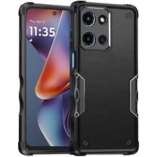 For Moto G 2025/2026/G Play 2026 Case Grip Design Shockproof + Tempered Glass