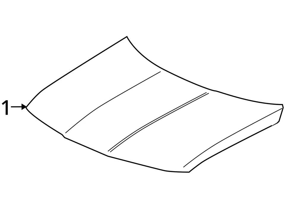 CAPOTA SATURN VUE 2006-2007 ASM 15809931 - NUEVO OEM 15809931 Foto 3 de 3