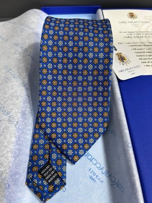 Krawatte Tie Caracciolo Reine Seide 1962