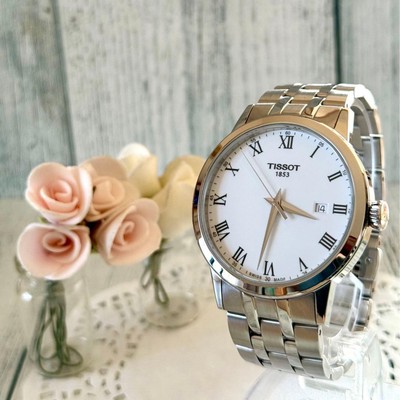 Rare Tissot Watch T129410A T Classic Dream White | eBay