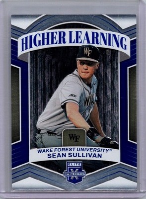 2023 Panini Elite Extra Edition #HL-1 Sean Sullivan Higher Learning Blue #/199