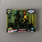 GI Joe Toy Fair Exclusive 2002 Hasbro SNAKE EYES & AGENT SCARLETT  - NIB