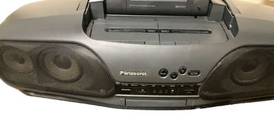 Panasonic RX-DT707 CD, Cassette Radio Cobra Head w/Remote (Tested