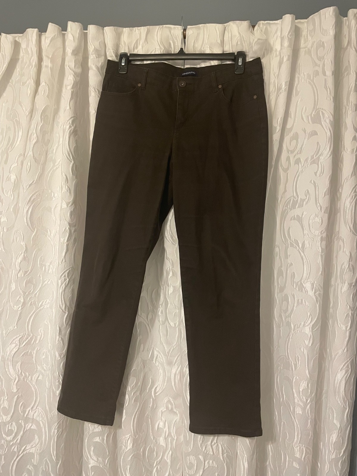 bandolino jeans brown stretchy 12 S