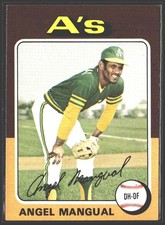 1975 Topps #452 Angel Mangual