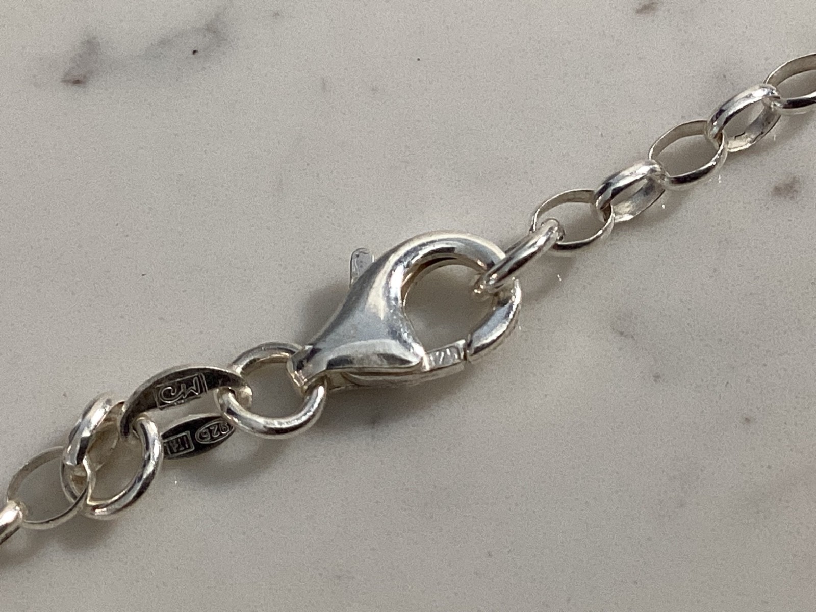 AUTHENTIC SIGNED STERLING SILVER UNIQUE OBLOG HEA… - image 10