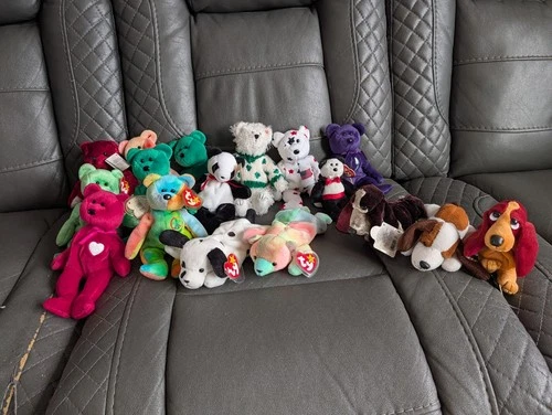 HUGE Vintage Beanie Baby LOT - Vintage, Plush, TY