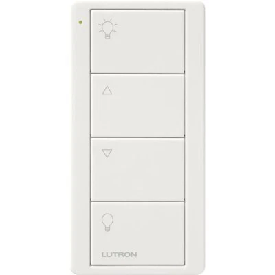 Lutron PJ2-4B-GWH-L01 PICO WIRELESS KEYPAD 4 BUTTON WHITE Group Zone Control