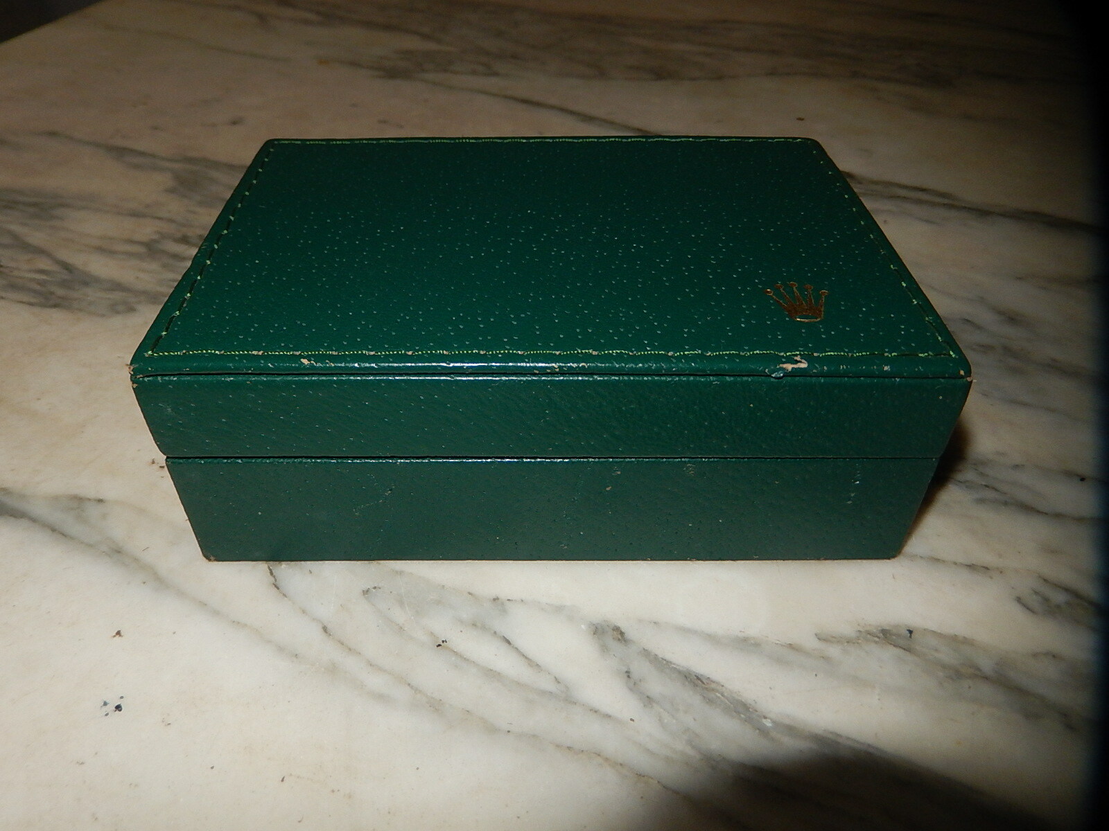 Coffret de montre Rolex en bois vert pour boîte à bijoux de collection