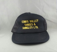Vintage Trucker Hat - Comox Valley Shakes and Shingles - Adult Snapback