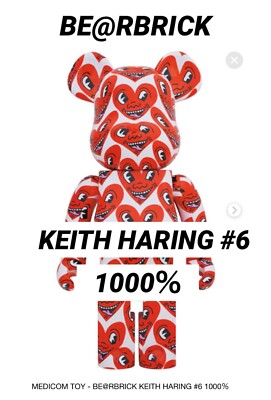 新品 BE＠RBRICK KEITH HARING #6 1000% | eBay UK