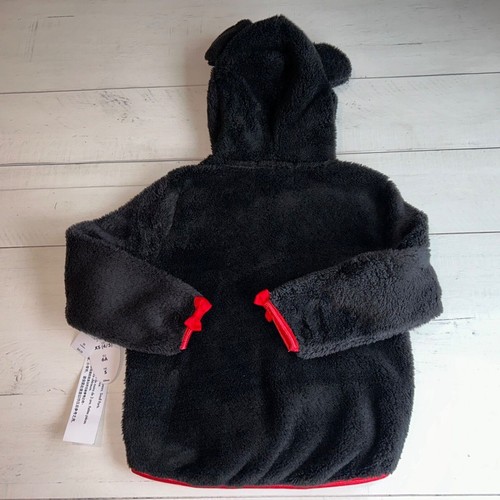 *Disney Parks Minnie Mouse Black Fleece Hooded Jacket XS/SMALL New - Picture 4 of 11