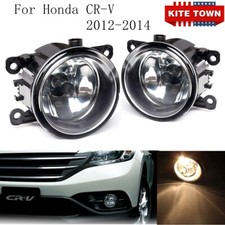 New Pair Of Clear Lens Bumper Fog Light Lamp RH LH For Honda CRV CR-V 2012-2014