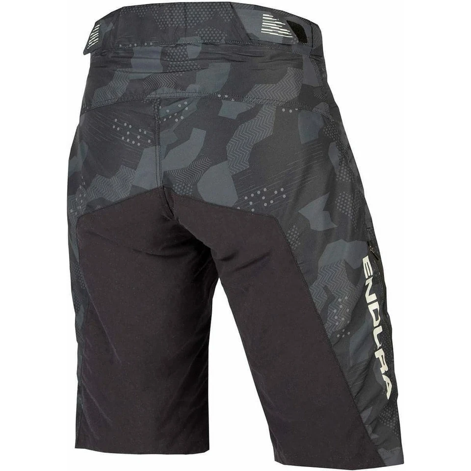 Endura SingleTrack II Mens Baggy Cycling Shorts Black Camo Bike Ride Short - Image 2 of 2