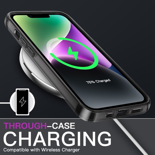 JETech Case for iPhone 14 Plus 6.7-Inch, Non-Yellowing Shockproof Bumper Cover - Picture 11 of 43