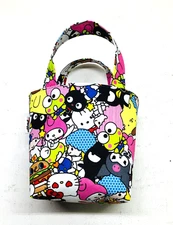 Handmade Fabric Lined Mini Tote Bag/Gift Bag Reusable Multicolor Hello Kitty New