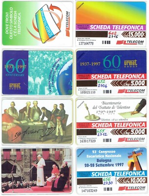 4 TELECOM PHONE CARDS, LOT 45, G 642,652,655,656, NEW and MAGNETIZED.