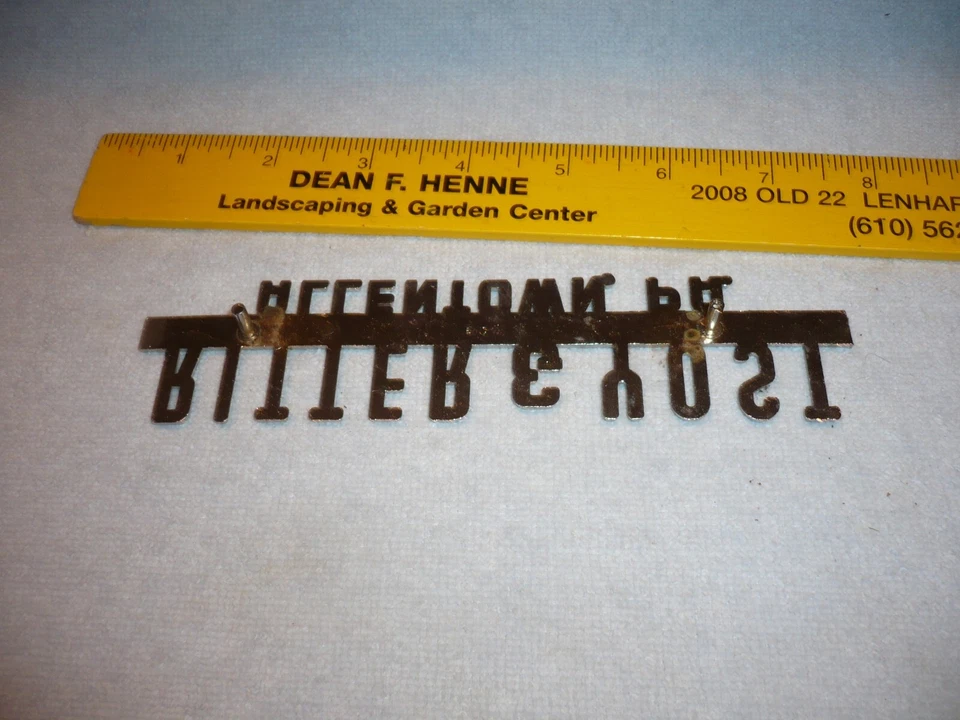 NOS ritter and yost allentown pa Dealer Badge desoto plymouth willys whippet - Image 3 of 3