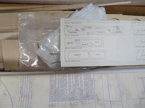 Midwest Sweet N Low Stick Vintage Balsa R/c Model airplane Kit - Picture 5 of 9