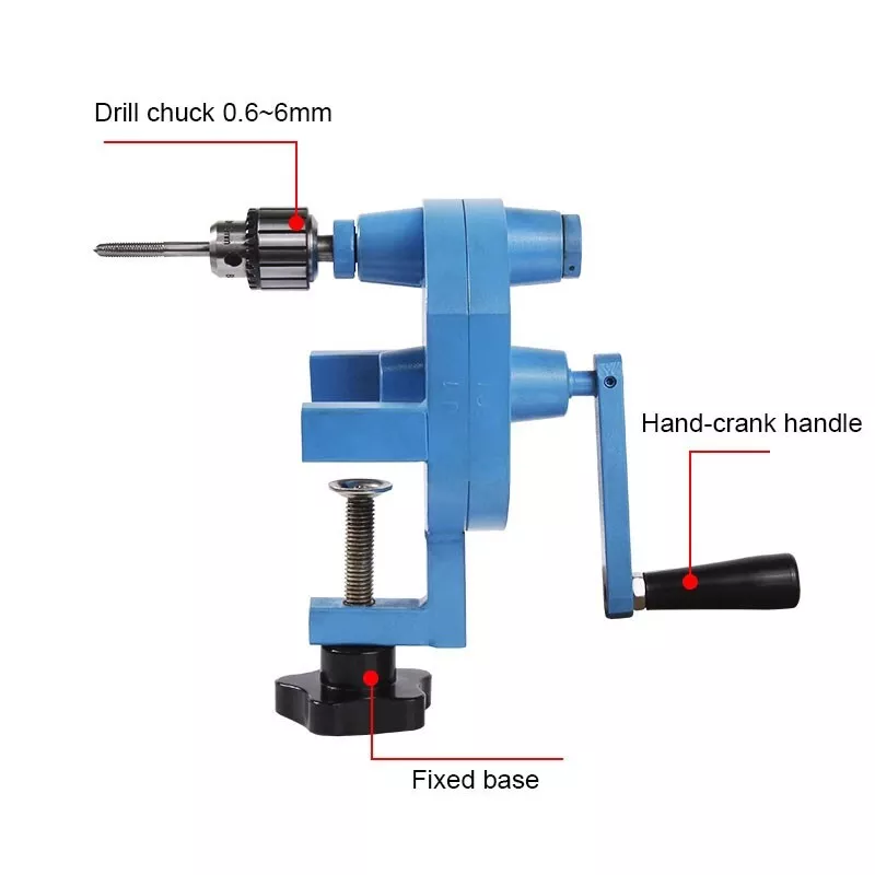 Desktop Manual Tapping Machine Hand Drilling Tapper B10 0.6-6MM Drill Chuck - Image 2 of 4