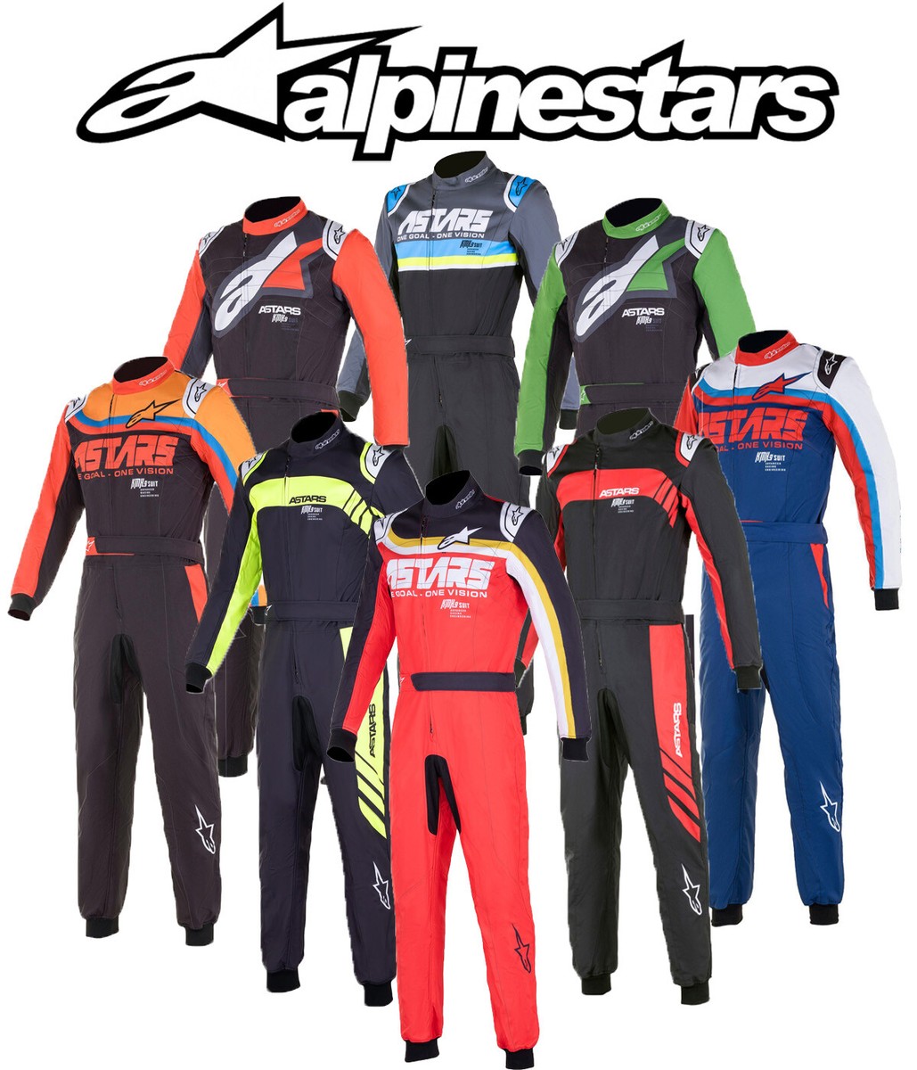 Alpinestars KMX-9 GRAPHIC Kart Suit, CIK FIA Level 2 - All Sizes