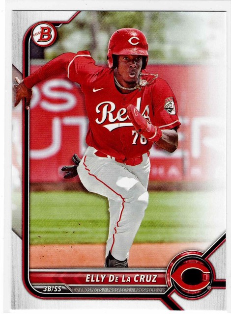 Elly De La Cruz Cincinnati Reds 2022 Bowman Draft