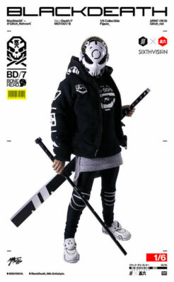 New Glitch Bonehead Test Subject 56 And Black Death 2Pack 1/6