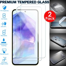 2 Pack Genuine TEMPERED GLASS Screen Protector for Samsung Galaxy A55 5G / A55