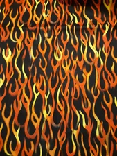 Handmade Bandana FLAMES ALLOVER