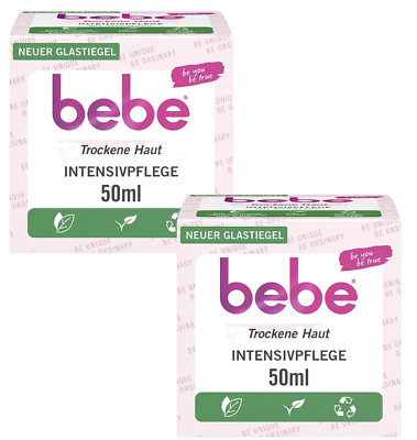   bebe trockene Haut Intensivpflege Creme Avocado-Öl Sheabutter 2x 50ml  
