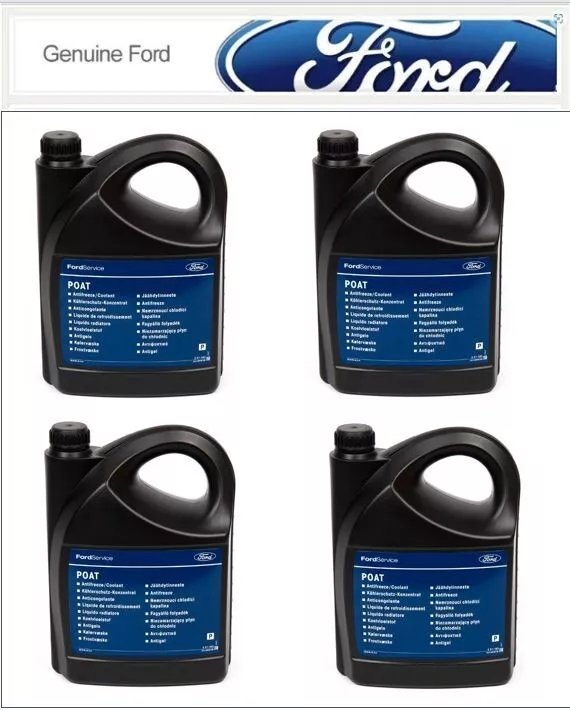 Genuine Ford Anti freeze Coolant 20 Litres POAT WSS-M97B57-A1 