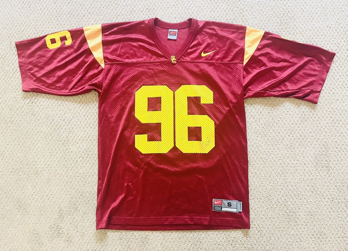 Vtg Nike USC Trojans #96 Darrell Russell Football Jersey Men's