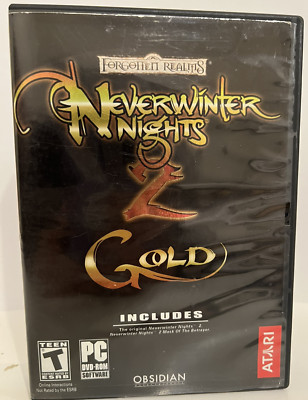 Neverwinter Nights 2: Gold CIB - PC 2008 - 2 DISC WITH MANUAL  