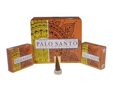 Deepika Palo Santo Pure & Natural Masala Cone Dhoop Incense  12 Pack x 10 Cones