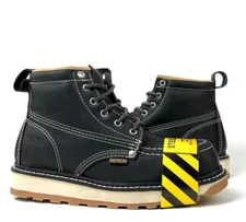 MENS SAFETY WORK BOOTS MOC TOE STEEL TOE WORKGEAR FOOTWEAR BOTAS DE TRABAJO