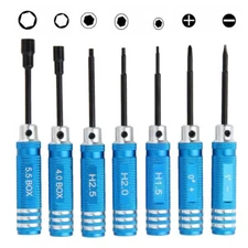 7Pcs Steel Screwdriver Set For RC Helicopter Drone Aircraft Model Repair Tool