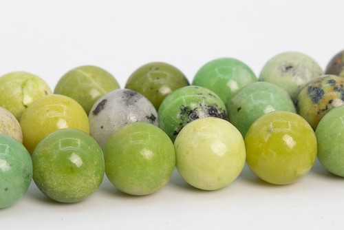 Natural Chrysoprase / Australian Jade Beads Grade A Round Loose Beads 6/8-9/10MM - Picture 6 of 9
