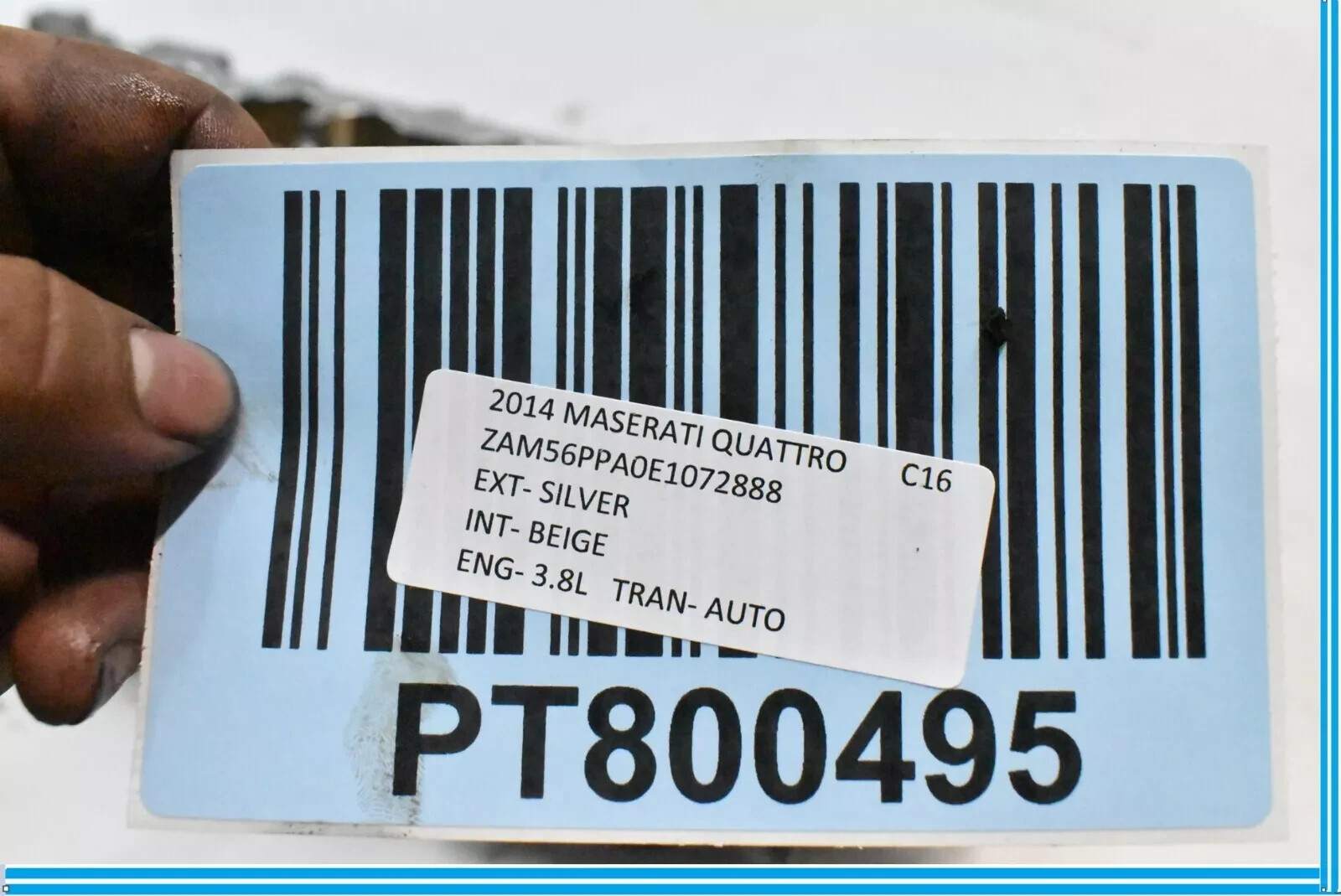 14-20 Maserati Quattroporte 3.8L Engine Left Side Cylinder Head 2282006 OEM