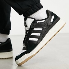 Adidas Originals Forum Low Men  s Sneaker Shoe Athletic Black Footwear 857