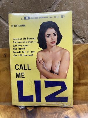 CALL ME LIZ  1963 TOM FLEMMING  VINTAGE Paperback Sealed New!