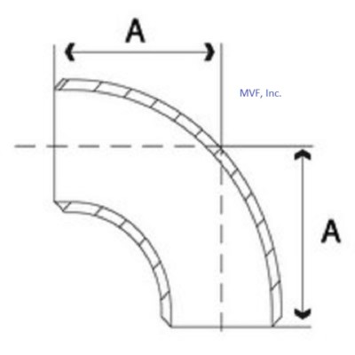 Saldatura A Mozzo 1-1/2" Schedule 10 Raggio Lungo 90° Gomito - Foto 6