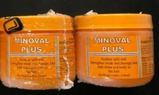 Minoval Plus Hair Regrowth Nature Pommade Vegetable Oil Pomade Pack of 2 120ml