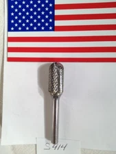 1 NEW FALCON / SGS 1/4" SHANK CARBIDE BURR. SC-5. DOUBLE CUT. END CUT (S414)